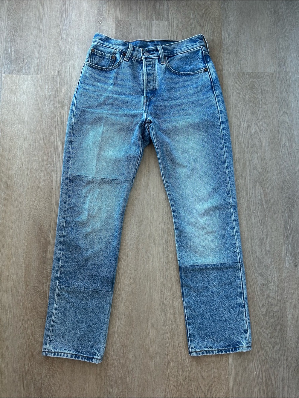Levi's Men's Two-Tone Blue Straight Jeans